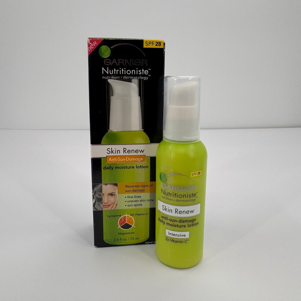 Garnier Nutritioniste Skin Renew Anti-Sun-Damage Daily Lotion SPF 28 2.5oz